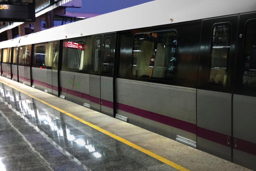 Métro de Bangalore, Inde