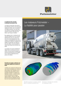 Qualité des Camions malaxeur Brochure FR
