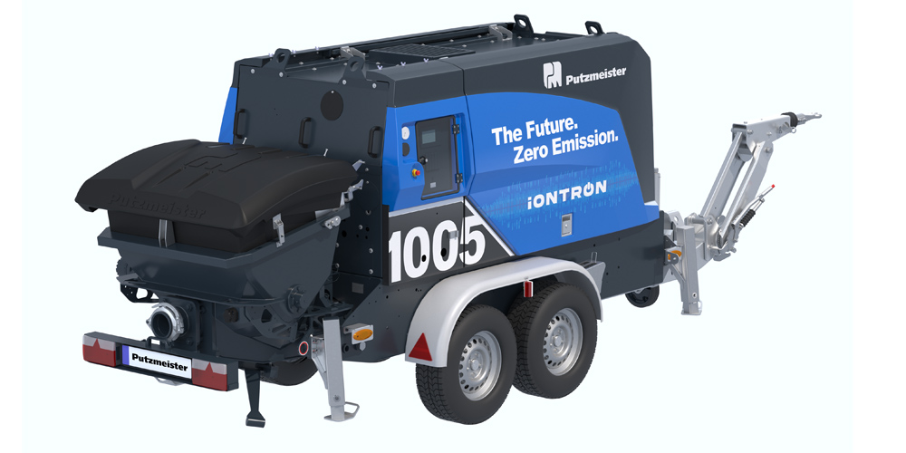 La BSA 1005 iONTRON de Putzmeister, désormais de série, sera présente au salon bauma 2025