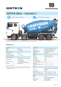 iONTRON E-Mixer Gen2 Data Sheet EN