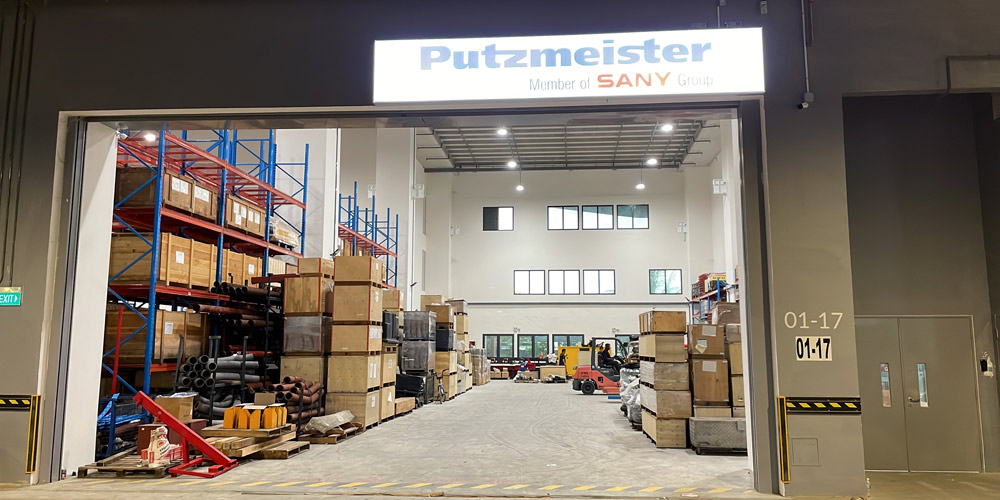 Bâtiment de l'entreprise Putzmeister South East Asia CT PTE. Ltd à Singapour