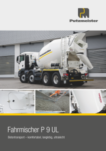 Fahrmischer P9 UL Prospekt DE