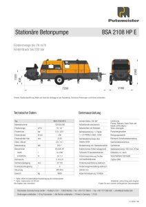 BSA 2108 HP E Typenblatt DE