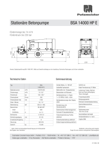 BSA 14000 HP E Typenblatt DE