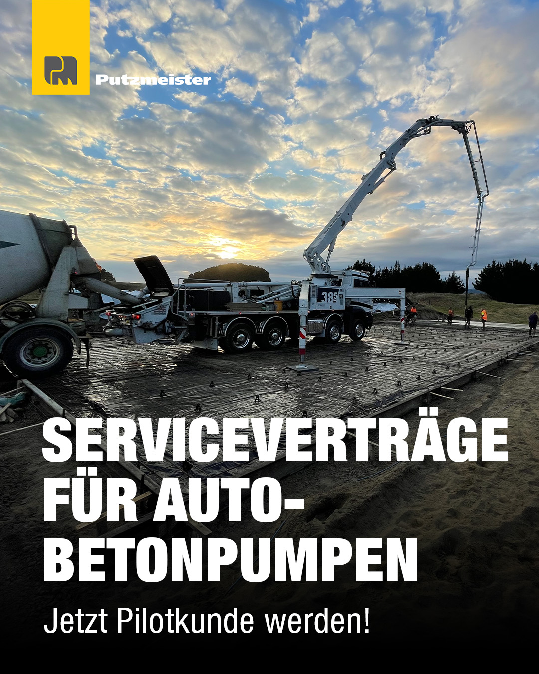 Servicevertrag für Autobetonpumpen